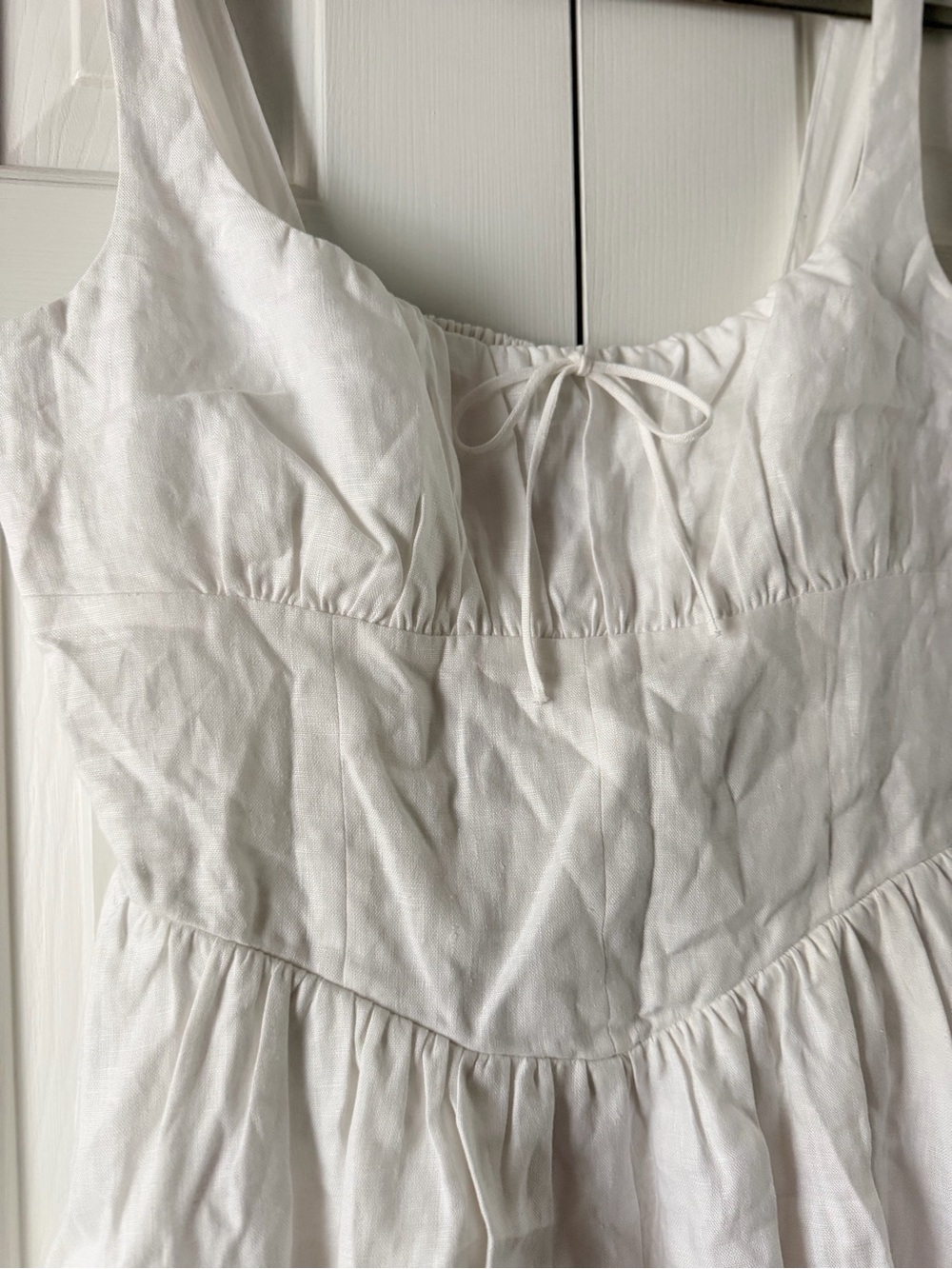 NWT Reformation Daria Linen Dress - Sorority, Cottagecore, Vacation, Coquette - Picture 5 of 16